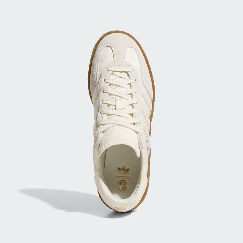 ☆ADIDAS X CLOT☆ GAZELLE CREAM WHITE GOLD LLIC Gazelle by Edison Chen x CLOT - Cream White/Core White-Gold